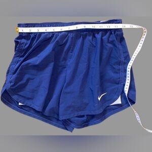 Nike Dri-Fit Ladies Lined Running Shorts Blue Size M